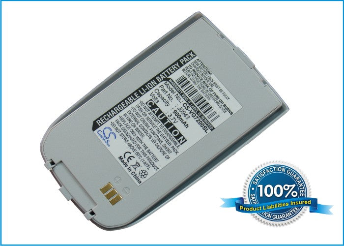 Replacement Battery for LG G7200 – Mobile, SmartPhone – 900mAh / 3.7V - image 1