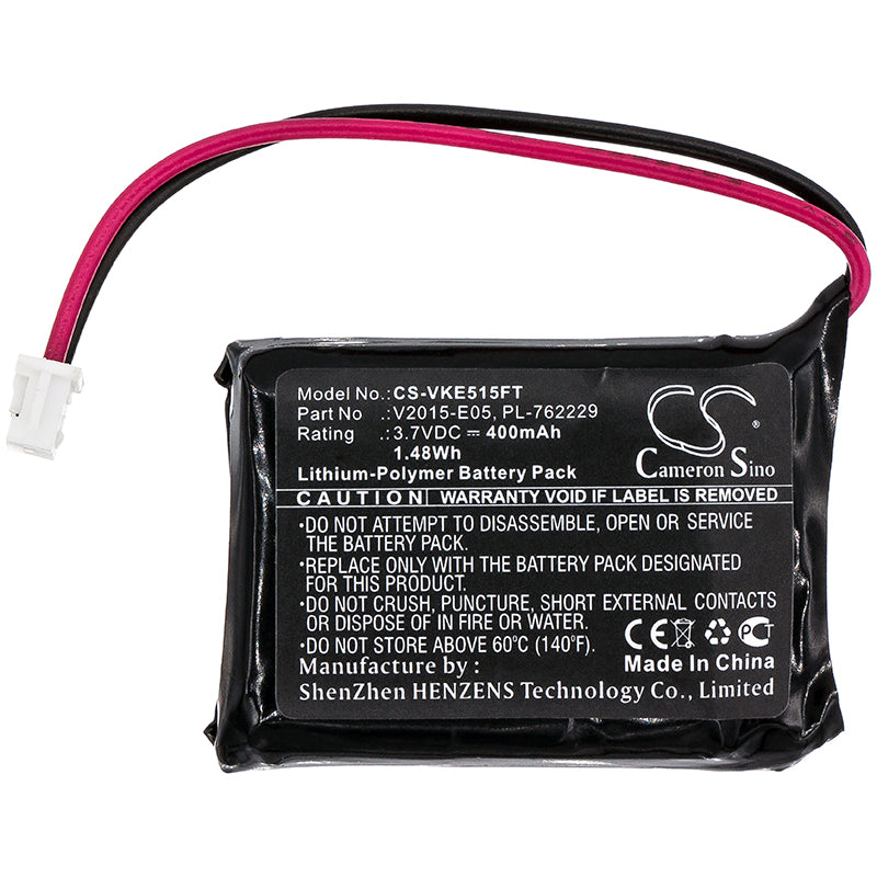 Replacement Battery for ViKLi E05 V2015 – Flashlight – 400mAh / 3.7V