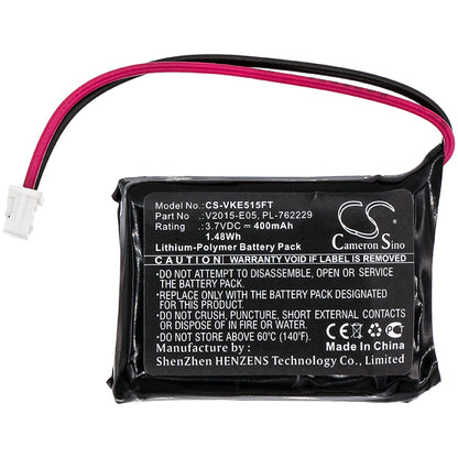 Replacement Battery for ViKLi E05 V2015 – Flashlight – 400mAh / 3.7V