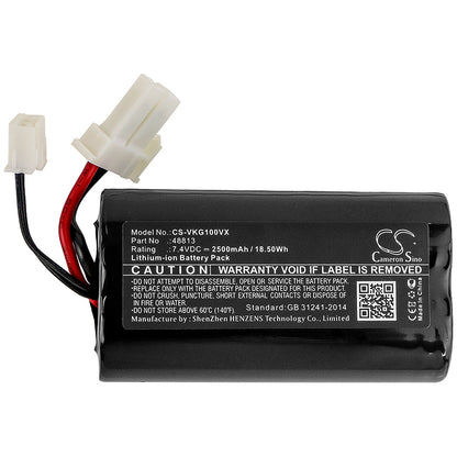 Replacement Battery for Vorwerk Kobold VG100 – Vacuum – 2500mAh / 7.4V