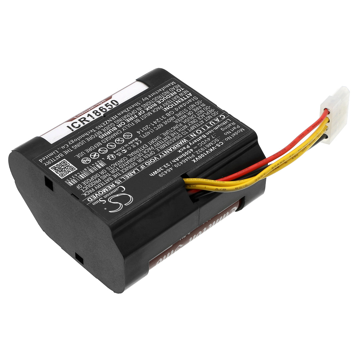 Replacement Battery for Vorwerk Kobold VR100 – Vacuum – 4500mAh / 7.4V