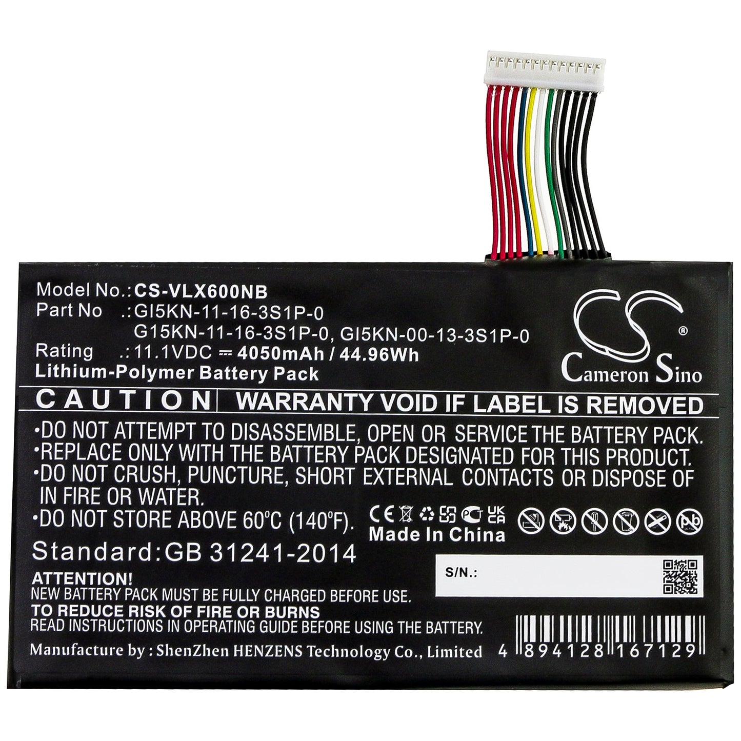 Replacement Battery for Vulcan  X5 – Notebook, Laptop – 4050mAh / 44.96Wh / 11.1V