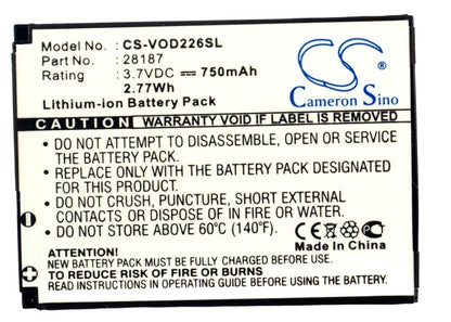 Replacement Battery for Sagem | Vodafone 226 – Mobile, SmartPhone – 750mAh / 3.7V - image 5
