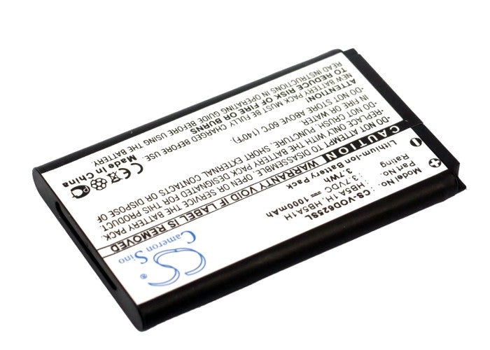 Replacement Battery for Vodafone  V625 – Mobile, SmartPhone – 1000mAh / 3.7Wh / 3.7V
