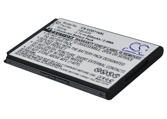 Replacement Battery for Vodafone 716 – Mobile, SmartPhone – 800mAh / 3.7V - image 1