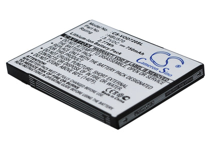 Replacement Battery for Vodafone 720 – Mobile, SmartPhone – 750mAh / 3.7V - image 1