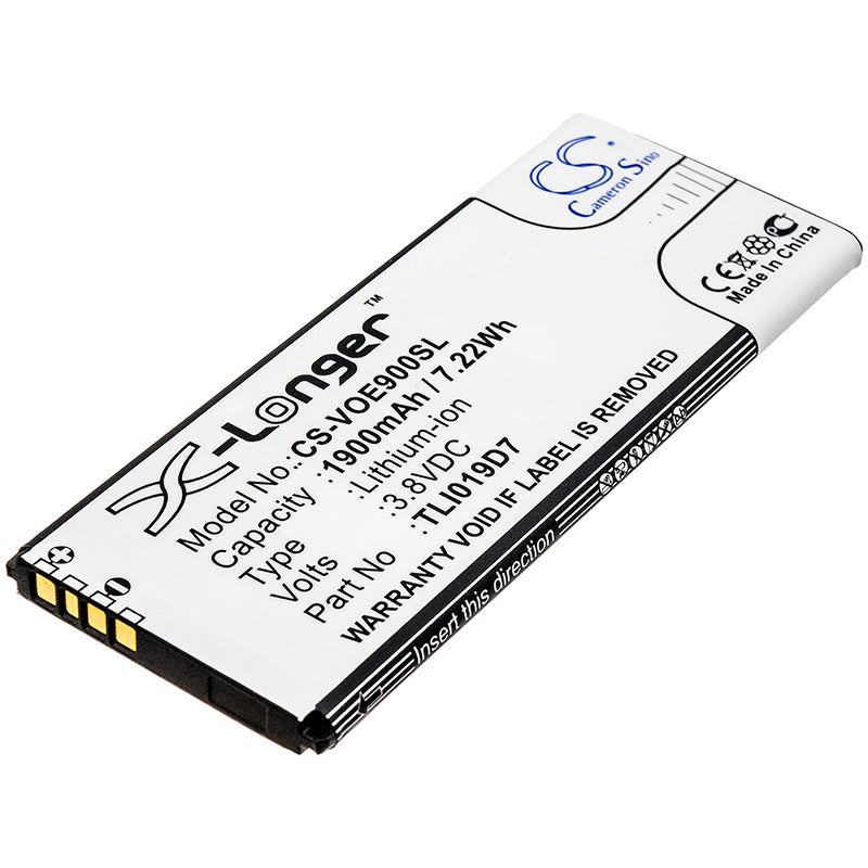 Replacement Battery for Vodafone | TCL | Alcatel | Telstra Smart E9 – Mobile, SmartPhone – 1900mAh / 3.8V - image 1