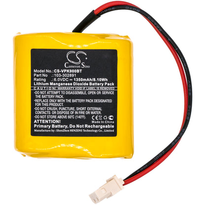 Replacement Battery for Visonic Next CAM – Home Security Camera – 1350mAh / 6V