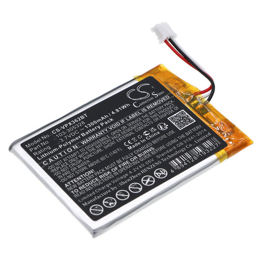 Replacement Battery for Visonic PowerMaster 360 – Alarm System – 1300mAh / 3.7V