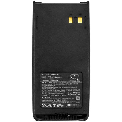 Replacement Battery for Vertex  HX280 – Two-Way Radio – 1800mAh / 13.32Wh / 7.4V