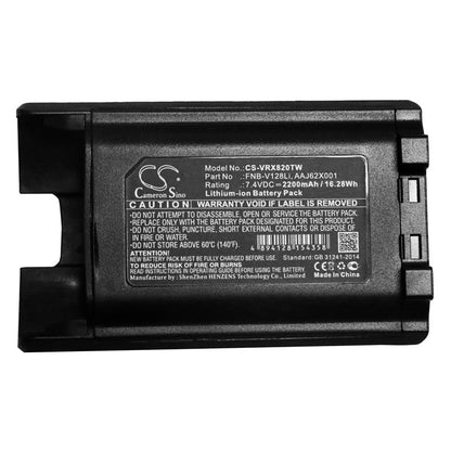 Replacement Battery for Vertex  VX-820 – Two-Way Radio – 2200mAh / 16.28Wh / 7.4V