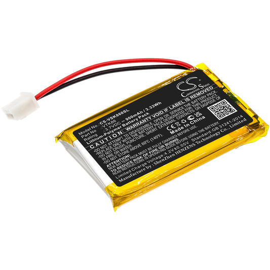Replacement Battery for Velocitek Shift – GPS, Navigator – 900mAh / 3.7V