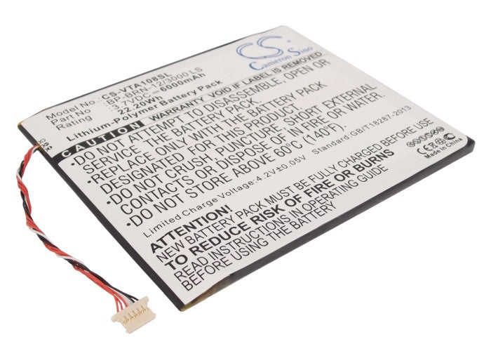 Replacement Battery for Vizio VIA 8" – Tablet – 6000mAh / 3.7V - image 1