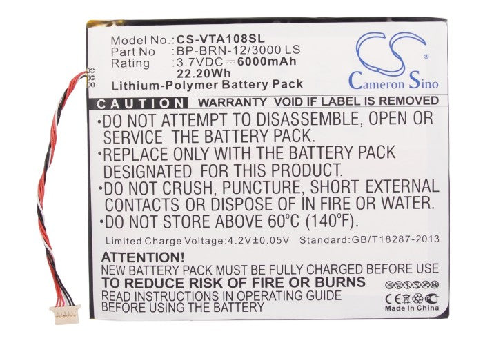 Replacement Battery for Vizio VIA 8" – Tablet – 6000mAh / 3.7V - image 5