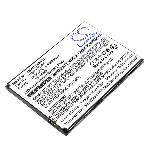 Replacement Battery for Vortex HD65Plus – Mobile, SmartPhone – 4800mAh / 3.85V - image 1