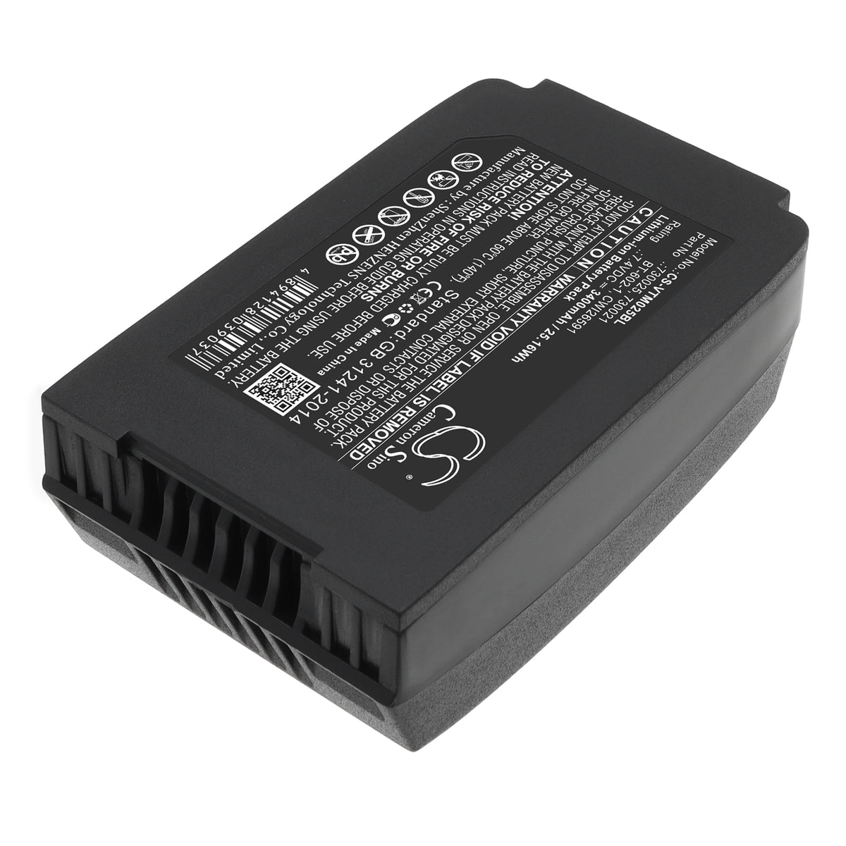 Replacement Battery for Vocollect Talkman T2 – Barcode Scanner – 3400mAh / 7.4V