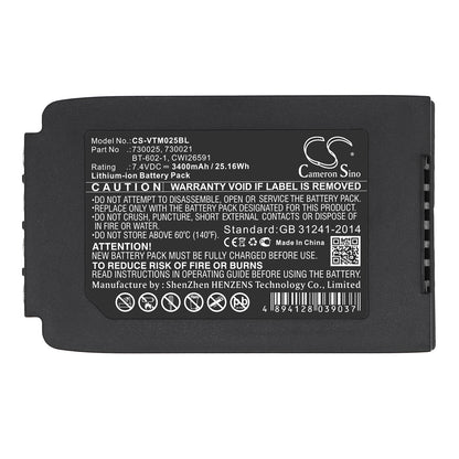 Replacement Battery for Vocollect Talkman T2 – Barcode Scanner – 3400mAh / 7.4V