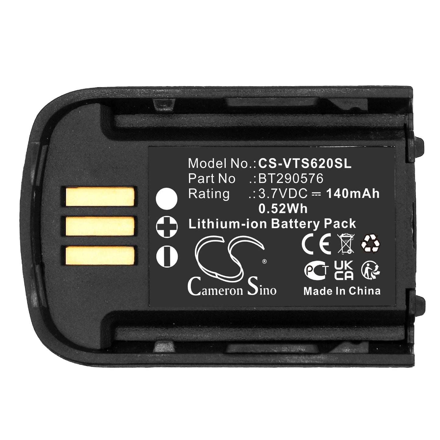 Replacement Battery for VTech  iS6200 – Wireless Headset – 140mAh / 0.52Wh / 3.7V