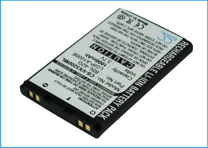 Replacement Battery for LG VX6100 – Mobile, SmartPhone – 1000mAh / 3.7V - image 1