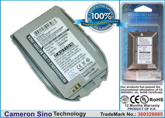 Replacement Battery for LG VX4500 – Mobile, SmartPhone – 1500mAh / 3.7V - image 1