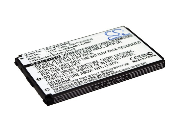 Replacement Battery for LG VX8560 – Mobile, SmartPhone – 600mAh / 3.7V - image 1
