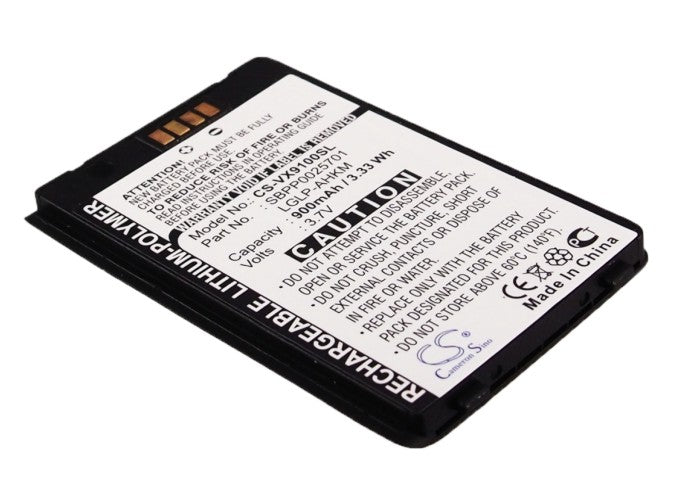 Replacement Battery for LG VX9100 – Mobile, SmartPhone – 900mAh / 3.7V - image 1