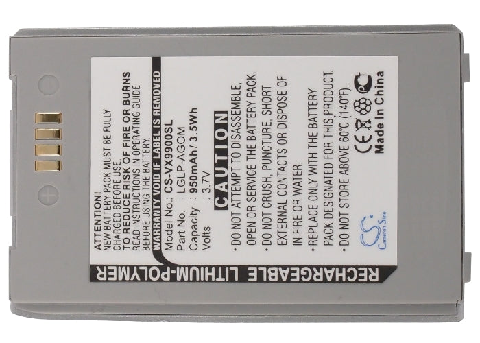 Replacement Battery for Verizon | LG 9900 Envy – Mobile, SmartPhone – 950mAh / 3.7V - image 5