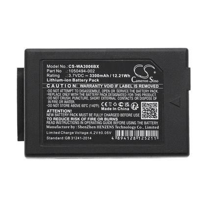 Replacement Battery for Teklogix | Zebra | Psion | Motorola | Pantone 7525 – Barcode Scanner – 3300mAh / 3.7V
