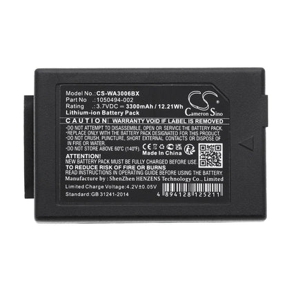 Replacement Battery for Zebra  WorkAbout Pro 4 – Barcode Scanner – 3300mAh / 12.21Wh / 3.7V