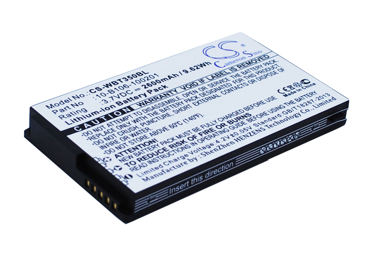 Replacement Battery for Widefly DT-350 – Payment Terminal – 2600mAh / 3.7V