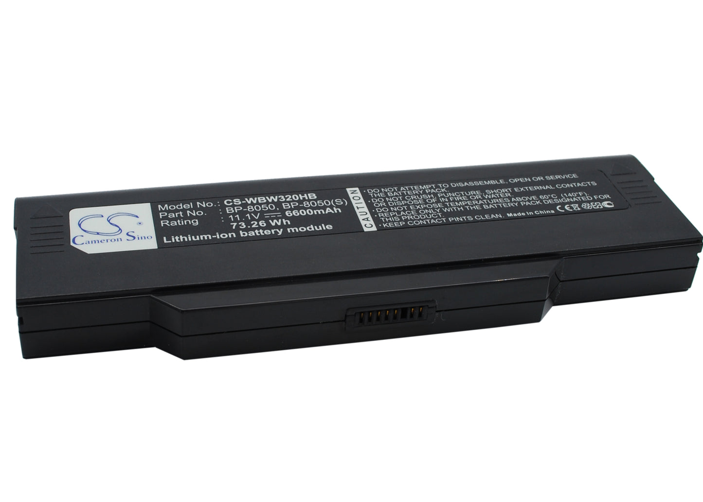 Replacement Battery for Fujitsu | NEC | BenQ | WinBook | Packard Bell | Medion | Mitac Amilo M1420 – Notebook, Laptop – 6600mAh / 11.1V - image 2
