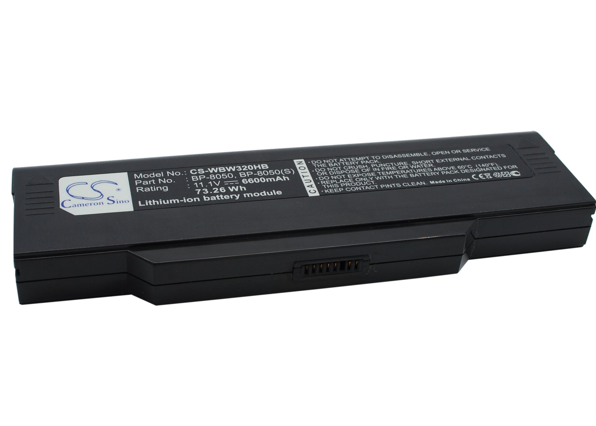 Replacement Battery for Fujitsu | NEC | BenQ | WinBook | Packard Bell | Medion | Mitac Amilo M1420 – Notebook, Laptop – 6600mAh / 11.1V - image 2