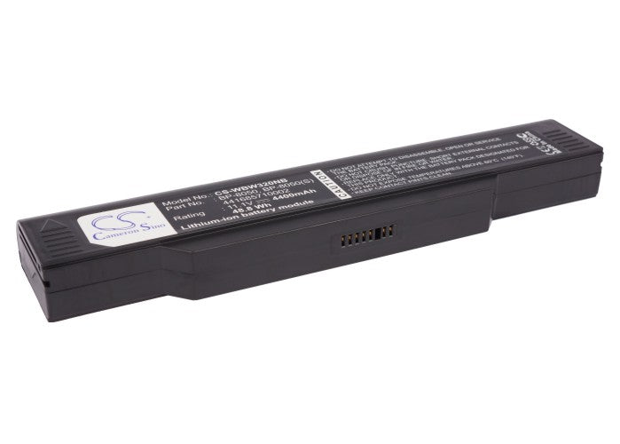 Replacement Battery for Medion | Fujitsu | Mitac | NEC | WinBook | BenQ | Packard Bell MD95300 – Notebook, Laptop – 4400mAh / 11.1V - image 1