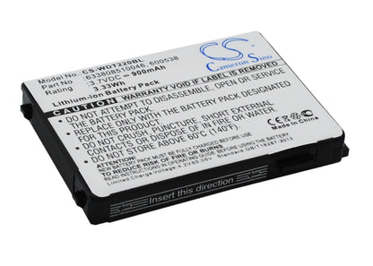 Replacement Battery for PSC  PT40 – Barcode Scanner – 900mAh / 3.33Wh / 3.7V