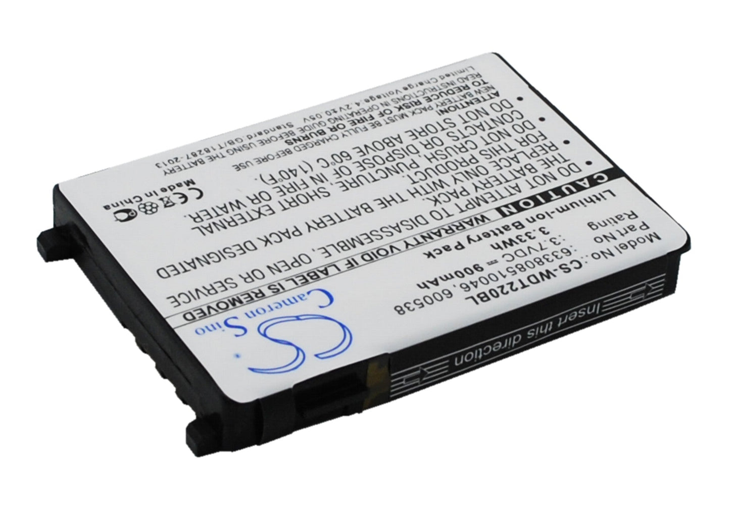 Replacement Battery for Falcon  PT40 – Barcode Scanner – 900mAh / 3.33Wh / 3.7V