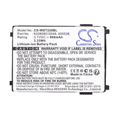 Replacement Battery for Unitech | Wasp | Falcon | Datalogic | PSC PT630 – Barcode Scanner – 900mAh / 3.7V