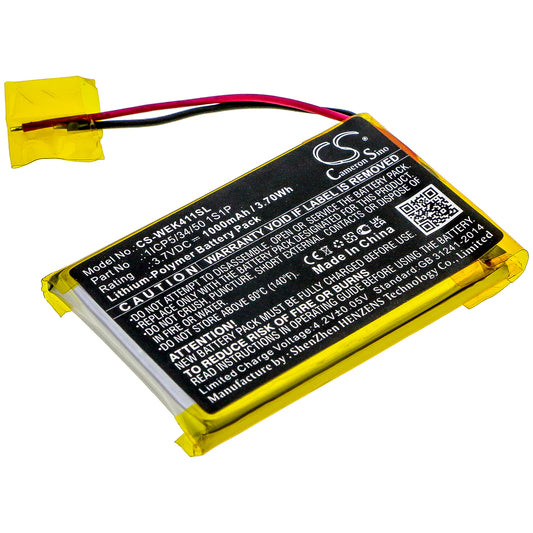 Replacement Battery for Wacom Express Key Remote – Remote Control – 1000mAh / 3.7V