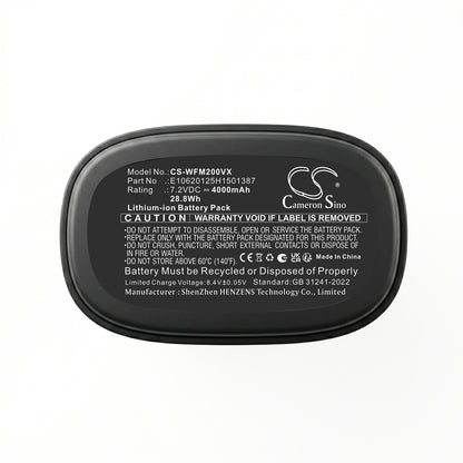 Replacement Battery for WoLFBOX MegaFlow 200B – Vacuum – 4000mAh / 7.2V