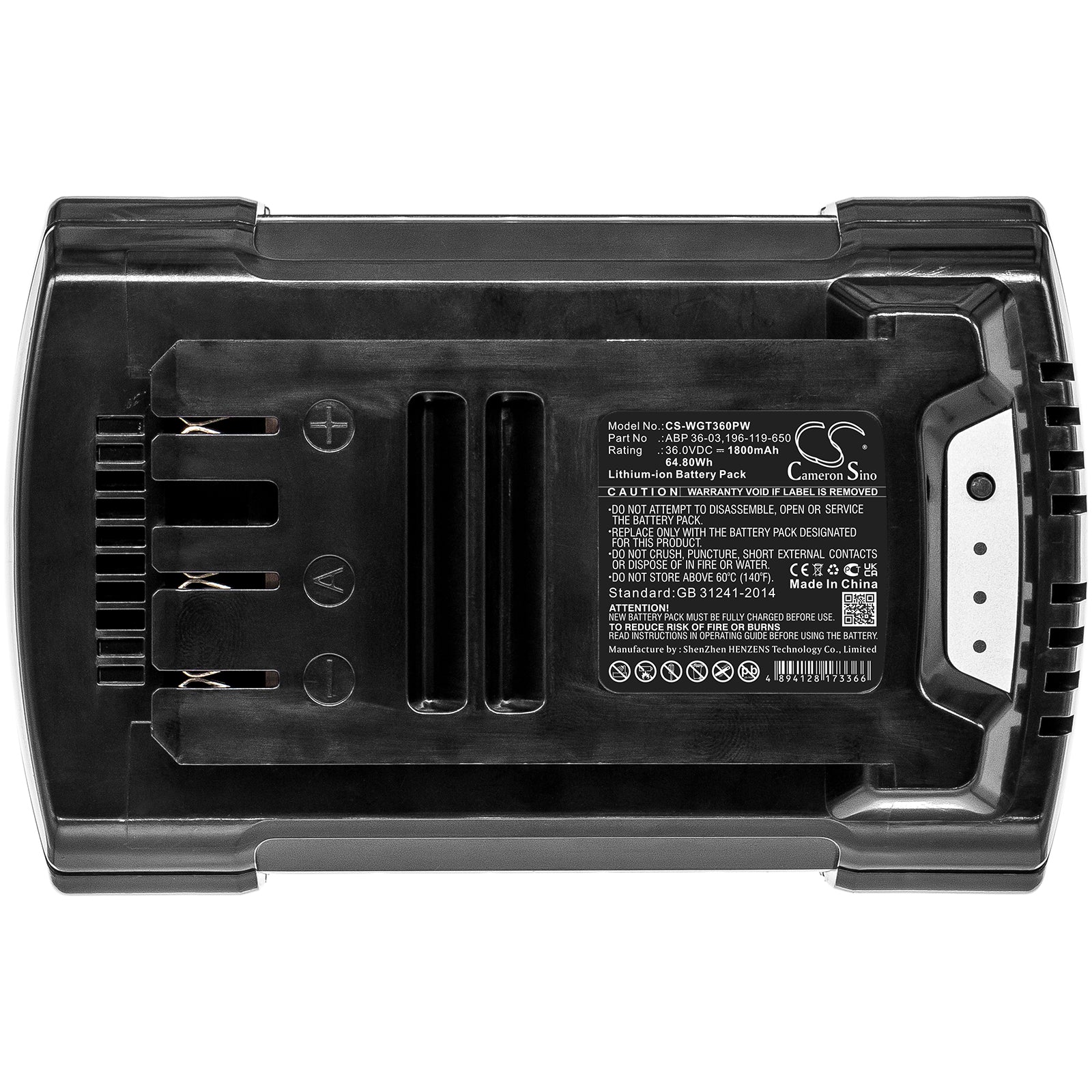 Replacement Battery for Wolf Garten GTB 36 – Garden Tool – 1800mAh / 36V - image 3