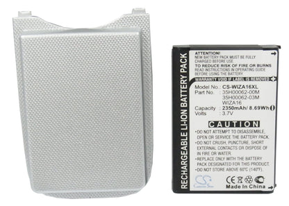 Replacement Battery for HTC  Wizard – Mobile, SmartPhone – 2350mAh / 8.70Wh / 3.7V
