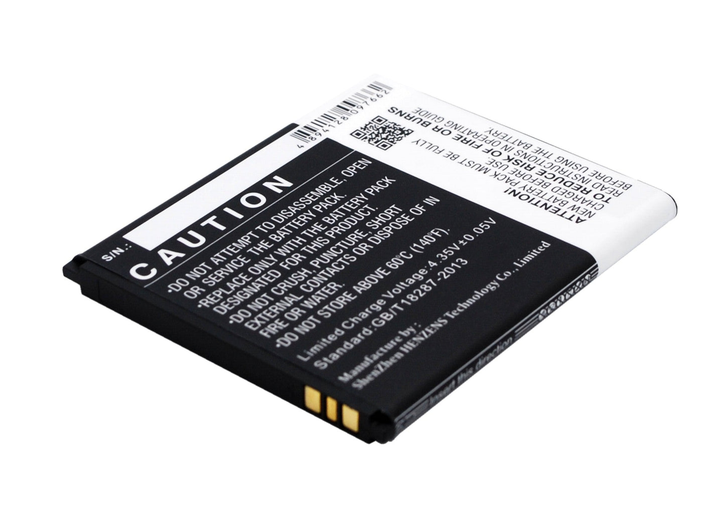 Replacement Battery for Wiko  9261 – Mobile, SmartPhone – 2100mAh / 7.98Wh / 3.8V