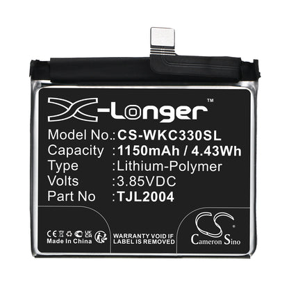 Replacement Battery for Wiko Rakuten Mini – Mobile, SmartPhone – 1150mAh / 3.85V