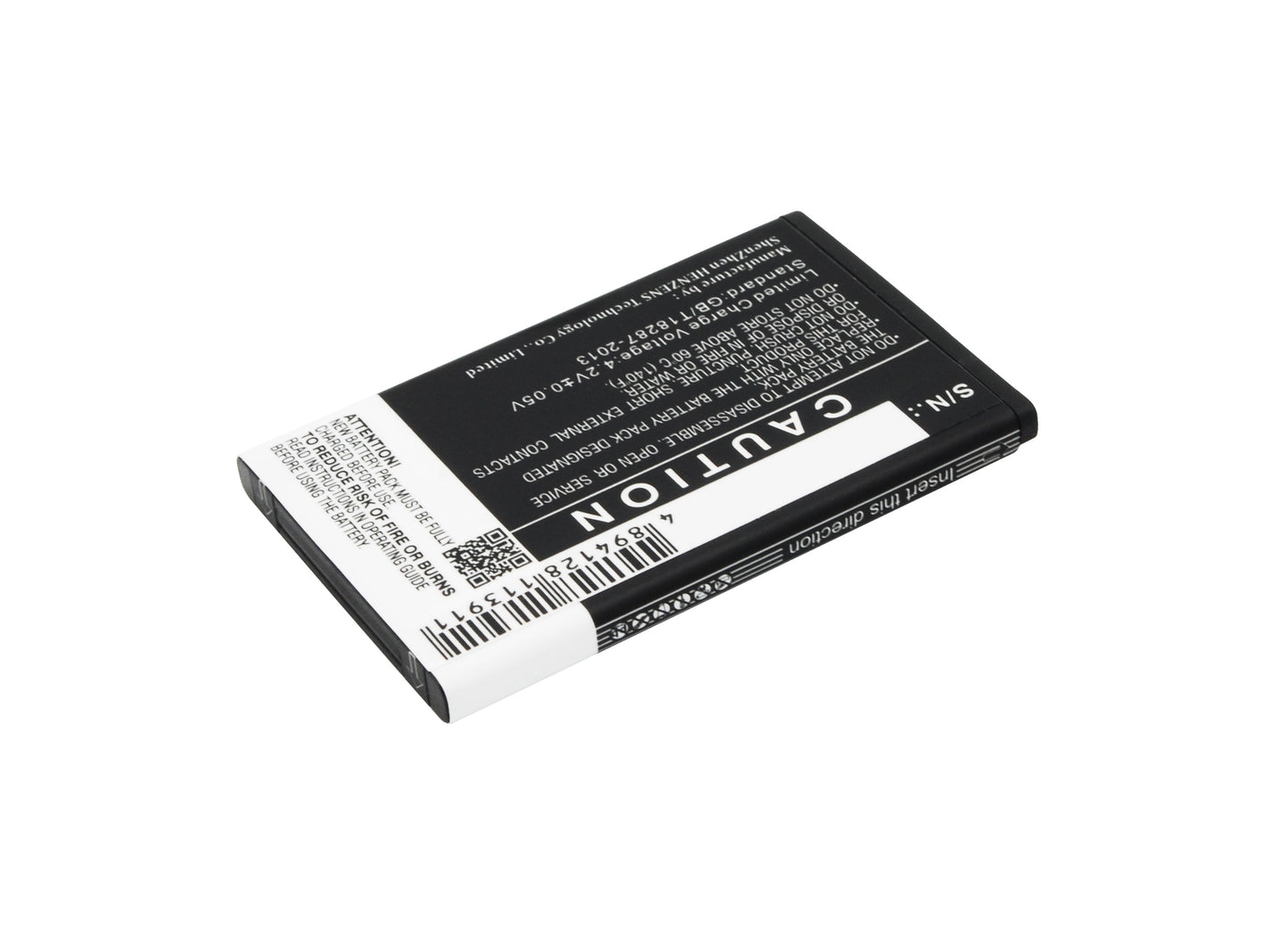 Replacement Battery for Wiko  DuElle – Mobile, SmartPhone – 900mAh / 3.33Wh / 3.7V