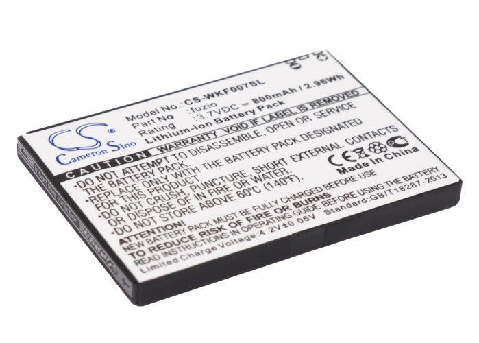 Replacement Battery for Wiko FUZIO – Mobile, SmartPhone – 800mAh / 3.7V - image 2