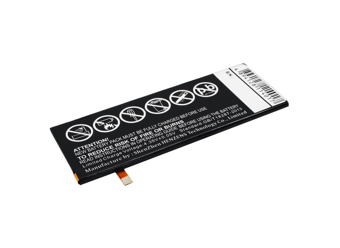 Replacement Battery for Wiko  Highway Star – Mobile, SmartPhone – 2300mAh / 8.74Wh / 3.8V