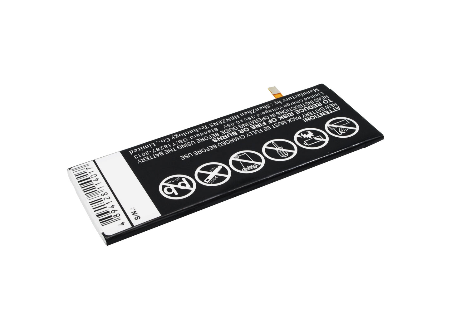 Replacement Battery for Wiko  Highway Star – Mobile, SmartPhone – 2300mAh / 8.74Wh / 3.8V