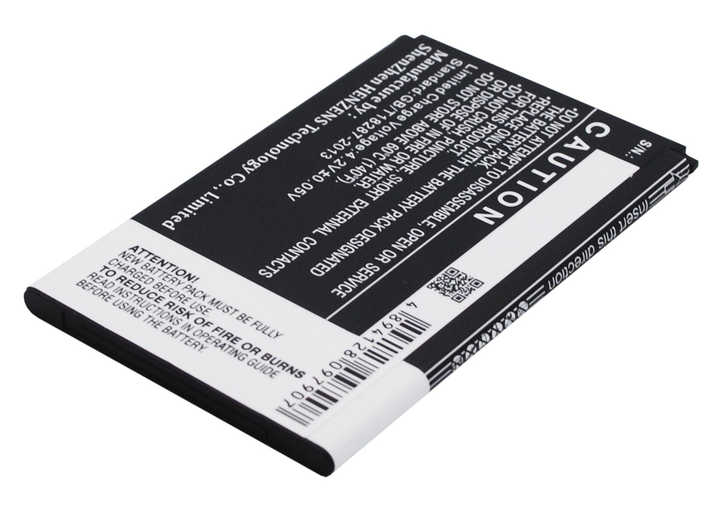 Replacement Battery for Wiko  B0386126 – Mobile, SmartPhone – 1800mAh / 6.66Wh / 3.7V