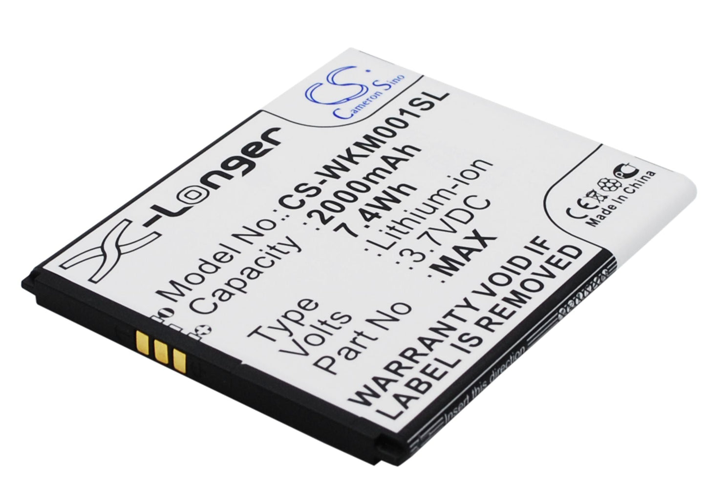 Replacement Battery for Explay  4GAME – Mobile, SmartPhone – 2000mAh / 7.40Wh / 3.7V