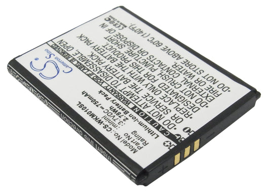 Replacement Battery for BLU  Spark – Mobile, SmartPhone – 750mAh / 2.78Wh / 3.7V