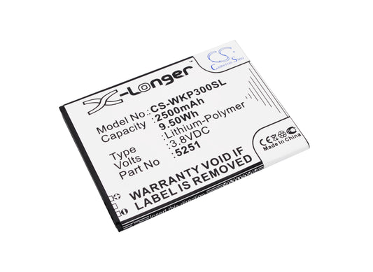 Replacement Battery for Wiko Pulp 3G – Mobile, SmartPhone – 2500mAh / 3.8V - image 1